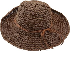 img 2 attached to 👒 Stylish and Functional: Urban CoCo Women's Wide Brim Caps for Summer Fashion and Sun Protection