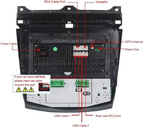 img 1 attached to 🚗 MekedeTech Android 10 Мультимедийный плеер с WiFi, DAB, RDS и GPS для Honda Accord 7-го поколения (2002-2007) – 10 дюймов