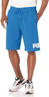 puma shorts cotton black high large logo