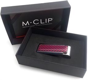 img 2 attached to 💼 Premium Stainless Carbon M Clip Money Clip for Men's Wallets & Card Cases