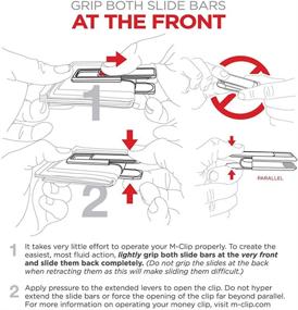 img 3 attached to 💼 Premium Stainless Carbon M Clip Money Clip for Men's Wallets & Card Cases
