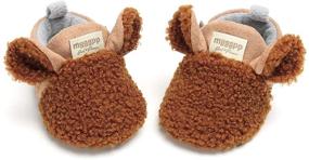 img 1 attached to 👶 COSANKIM Baby Boys Girls Slippers: Non Slip Soft Sole Newborn Booties - Stay On, Perfect for Toddler's First Steps!