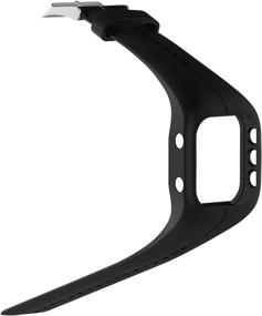 img 2 attached to Soft Adjustable Silicone Polar A300 Watch Band by QGHXO - Replacement Wristband for Enhanced Performance