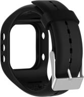 soft adjustable silicone polar a300 watch band by qghxo - replacement wristband for enhanced performance логотип