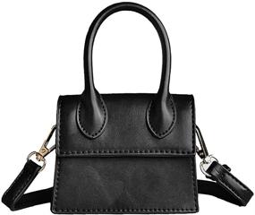 img 4 attached to 👜 Stylish Mini Crossbody Bags for Women and Girls - Adorable Purse with Top Handle Clutch Handbag