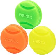 enhance your tennis game with tourna vibrex neon tennis vibration dampeners - neon assorted, 3 per pack logo