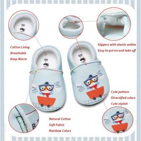 img 2 attached to 👶 Stylish Infant Slipper Shoes for Walking Toddler Boys