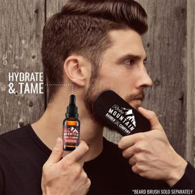 img 3 attached to 🧔 Premium Beard Oil & Leave-in Conditioner - 100% Natural Cold-Pressed Blend with Cedarwood Scent, Eucalyptus, Jojoba, Tea Tree, Coconut Oil - Nutrient-Rich Formula for Healthy Beards