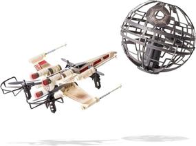 img 2 attached to Air Hogs - Star Wars X-wing vs. 🚀 Death Star, Rebel Assault - RC Drones: Epic Galactic Battle!