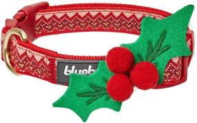 img 1 attached to 🎄 Blueberry Pet Holiday Christmas Festival Dog Collars and Collar Covers: Discover 10+ Festive Designs!