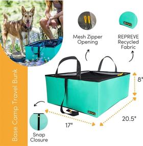 img 3 attached to 🐾 OllyDog Base Camp Travel Trunk: Collapsible & Lightweight Pet Travel Trunk with Large Capacity for Camping, Hiking and Everyday Adventures