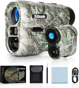 img 4 attached to XGeek 6.5X Laser Rangefinder: 7 Modes for Hunting/Golf with USB Charging - 600/1000 Yards Three Lenses Laser Range Finder for Archery, Shooting, Golf, Hunting