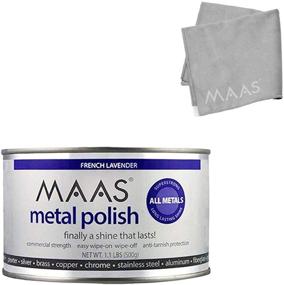 img 2 attached to Premium MAAS Metal Polish 1.1 lb Can - Includes Bonus Microfiber Cloth