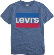 👕 levis sportswear boys' clothing: white graphic t-shirt for tops, tees & shirts logo