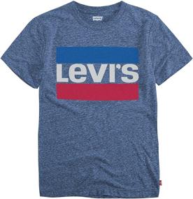 img 2 attached to 👕 Levis Sportswear Boys' Clothing: White Graphic T-Shirt for Tops, Tees & Shirts