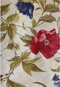 img 3 attached to Floral Flannel Tablecloth by Newbridge Nicolette