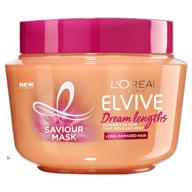 💆 l'oreal elvive dream lengths: the ultimate long hair mask for damaged hair - 300ml logo