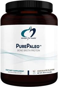 img 4 attached to PurePaleo Collagen Protein Powder - 21g HydroBEEF Bone Broth Protein Supplement with Collagen Peptides + BCAAs - Chocolate Flavor, Non-GMO, Dairy-Free + Gluten-Free (30 Servings / 810g)