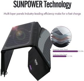 img 1 attached to Imuto Charger SunPower Foldable Efficiency