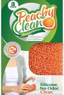 peachy clean® infused silicone scrubber 标志