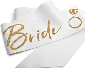img 3 attached to Bride Sash Bachelorette Decorations Accessories Event & Party Supplies