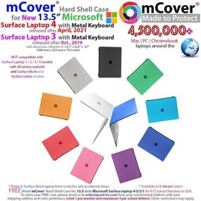 img 3 attached to MCover 13 5 Inch Microsoft Compatible Alcantara Laptop Accessories