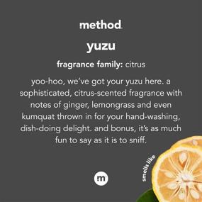 img 2 attached to 🍊 Мыло для рук на основе геля Method Yuzu - 11,5 унций (упаковка из 6 штук), различные дизайны упаковки.