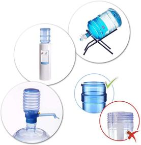 img 1 attached to 💧 Non Spill Caps for 3 and 5 Gallon Water Jugs - 20 Pcs, Reusable Anti-Splash Bottle Caps (55 mm)