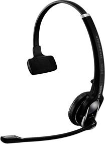img 2 attached to Sennheiser SD Pro 1 ML (506010) - Single-Sided, Multi Connectivity Wireless DECT Headset for Desk Phone & Skype for Business, Ultra Noise-Cancelling Microphone (Black)