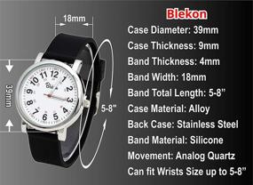 img 3 attached to Blekon Original Nurse Watch Resistant