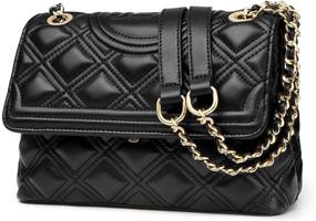 img 4 attached to 👜 Сумка через плечо снейкскин LAORENTOU и кошельки для женщин - идеальный выбор к Дню влюбленных - представлены в категории сумок через плечо