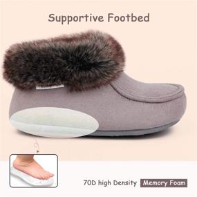 img 2 attached to 👣 EverFoams Slippers Fluffy Collar Little Boys' Shoes: Cozy Comfort for Young Feet