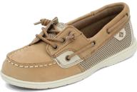 sperry girls shoresider boat 👟 shoe: stylish and durable girls' shoes logo