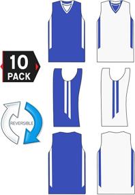 img 3 attached to 🏀 Liberty Imports Reversible Basketball Scrimmage Boys' Clothing: Optimal Performance for Active Players