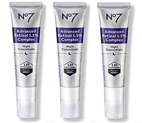 img 2 attached to No7 Advanced Retinol Complex Night Concentrate 1.5% - Pack of 3