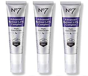 img 4 attached to No7 Advanced Retinol Complex Night Concentrate 1.5% - Pack of 3