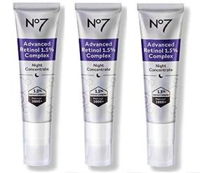 img 3 attached to No7 Advanced Retinol Complex Night Concentrate 1.5% - Pack of 3