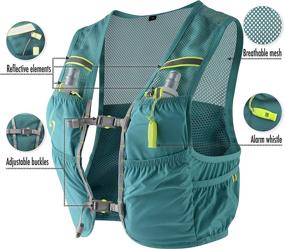 img 1 attached to 🏃 LIFE-SPORTS GEAR Torrent Hydration Vest: 2.5L Capacity, Adjustable Running Pack with 7 Pockets & 2 Soft Flasks