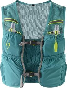 img 3 attached to 🏃 LIFE-SPORTS GEAR Torrent Hydration Vest: 2.5L Capacity, Adjustable Running Pack with 7 Pockets & 2 Soft Flasks