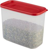 🍽️ rubbermaid 16-cup clear dry food container - optimal for storage логотип