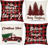 ueerdand christmas decorations pillowcase farmhouse logo