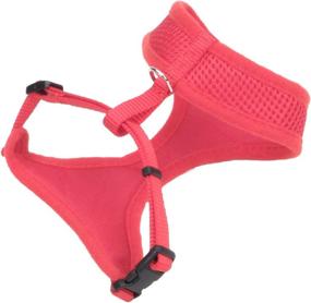 img 1 attached to 🐱 Coastal Comfort Soft Adjustable Cat Harness in Red - 3/8&#34; x 11&#34;-14&#34;