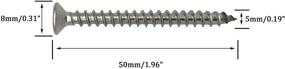 img 3 attached to Формулировка товара на русском языке: "Винты из нержавеющей стали Phillips Drilling для гипсокартона".