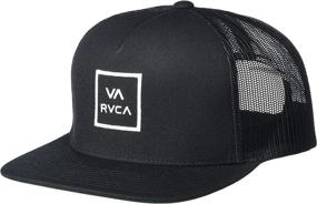 img 4 attached to RVCA Men's Adjustable Snapback Trucker Hat: Effortlessly Stylish Headwear for Men