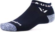 🏃 men's cushioned running and cycling apparel by swiftwick tribute logo