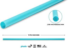 img 1 attached to 🥤 Phade Jumbo Straws - Eco-Friendly, Sustainable, Marine Biodegradable, Compostable, Individually Wrapped - 375 Count (1 Pack)