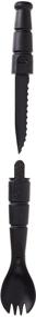 img 2 attached to 🍴 Ka-Bar 9909 Tactical Spork (Spoon Fork Knife) Multi-Tool - Black, 1 Pack