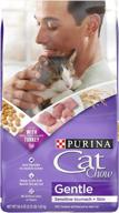 🐱 purina cat chow сухой корм для кошек с чувствительным желудком - мягкая формула, 3.15 фунтов (упаковка из 4 штук) логотип