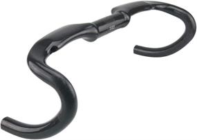 img 2 attached to 🏻 High Performance Alfa Pasca Carbon Handlebars | Lightweight Road Bike Cycling Accessories | Racing Bicycle Handlebars | UD Glossy Black | 31.8mm Clamp Diameter | 40cm Width