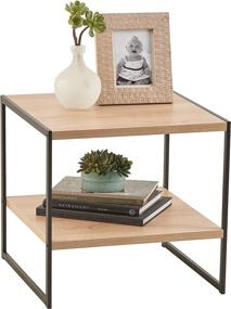 img 3 attached to 🏺 ClosetMaid 1310 Tier Square Wood Side Table: Stylish Storage Shelf for Any Room